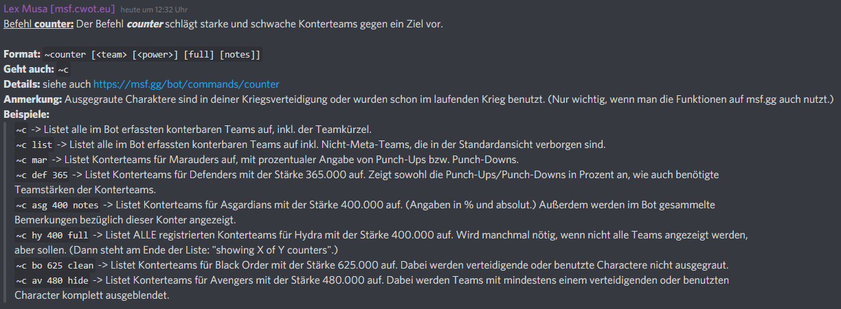 PIC commands counter